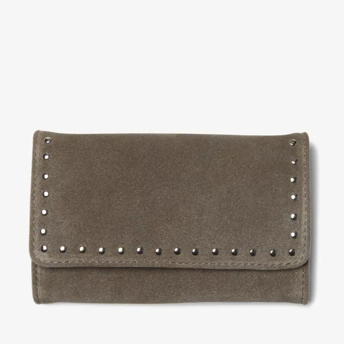 Clarks Women039s Purses Roslyn Utility Dark Grey Suede 8211 Women
