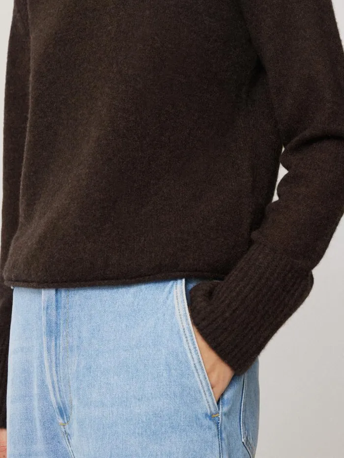 Cloud Cashmere Eldon Jumper Brown Women Jigsaw Knitwear and Cashmere
