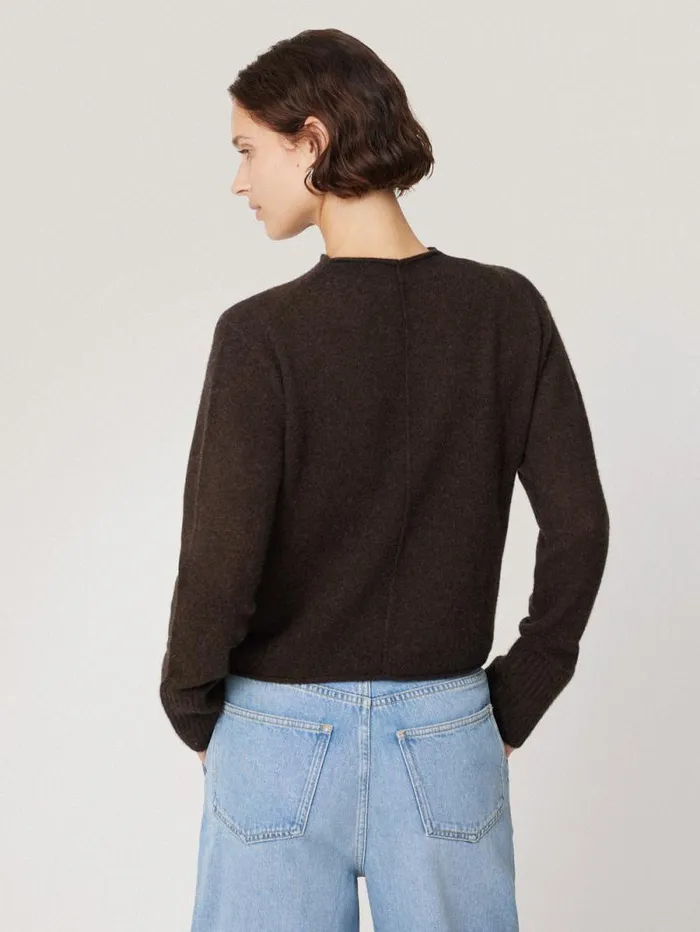 Cloud Cashmere Eldon Jumper Brown Women Jigsaw Knitwear and Cashmere