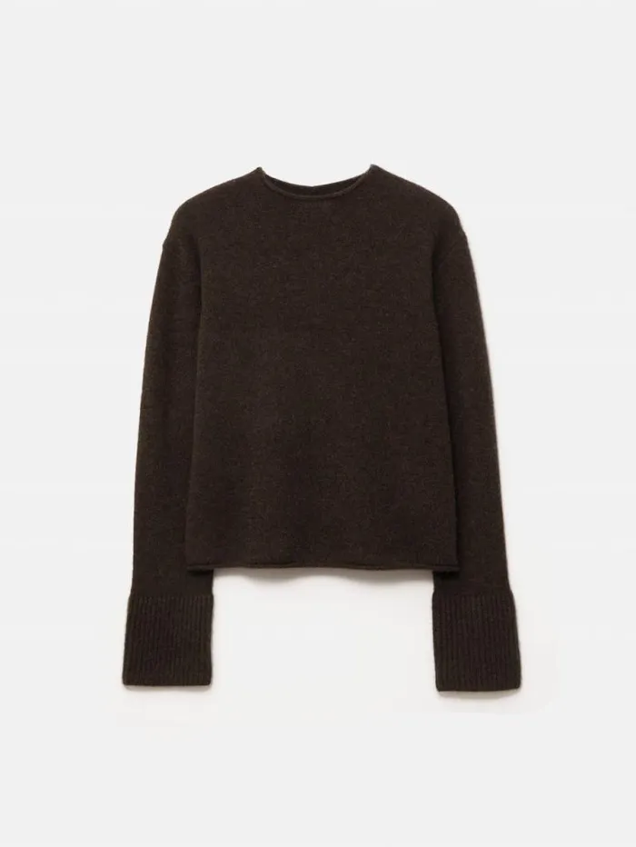 Cloud Cashmere Eldon Jumper Brown Women Jigsaw Knitwear and Cashmere