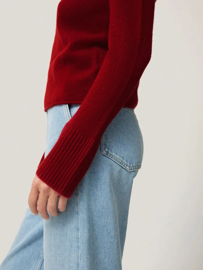 Cloud Cashmere Eldon Jumper Red Women Jigsaw Knitwear and Cashmere