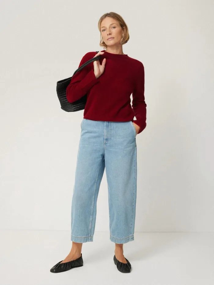 Cloud Cashmere Eldon Jumper Red Women Jigsaw Knitwear and Cashmere