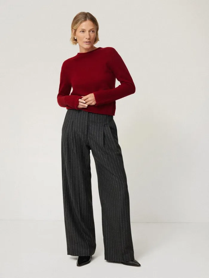 Cloud Cashmere Eldon Jumper Red Women Jigsaw Knitwear and Cashmere