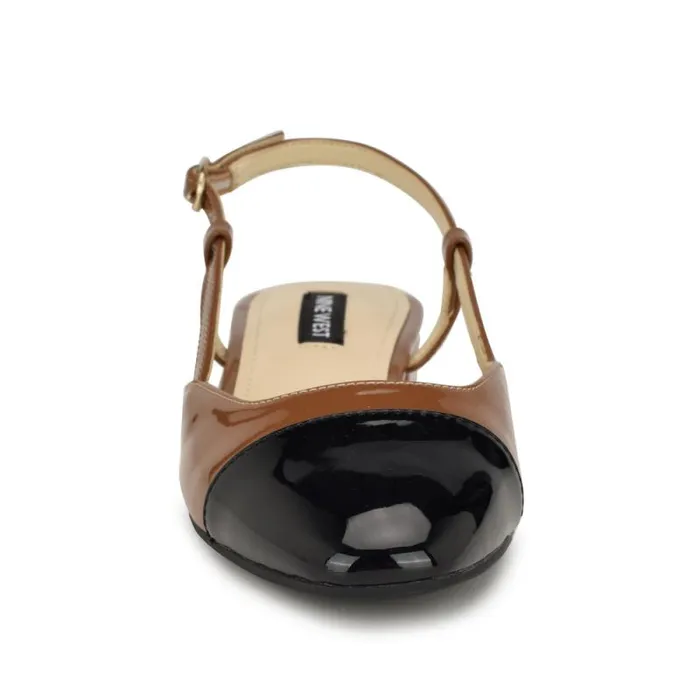 Cloude Slingback Dress Flats Brownblack Women Nine West Heels Cloude Slingback Dress Flats Brownblack Women Nine West Heels