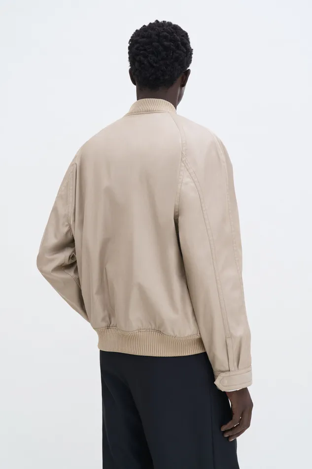 Coats and Jackets Cotton Track Jacket Khaki Beige 8211 filippak Men Coats and Jackets Cotton Track Jacket Khaki Beige 8211 filippak Men