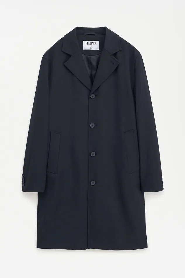 Coats and Jackets Lightweight Twill Overcoat Black 8211 filippak Men Coats and Jackets Lightweight Twill Overcoat Black 8211 filippak Men