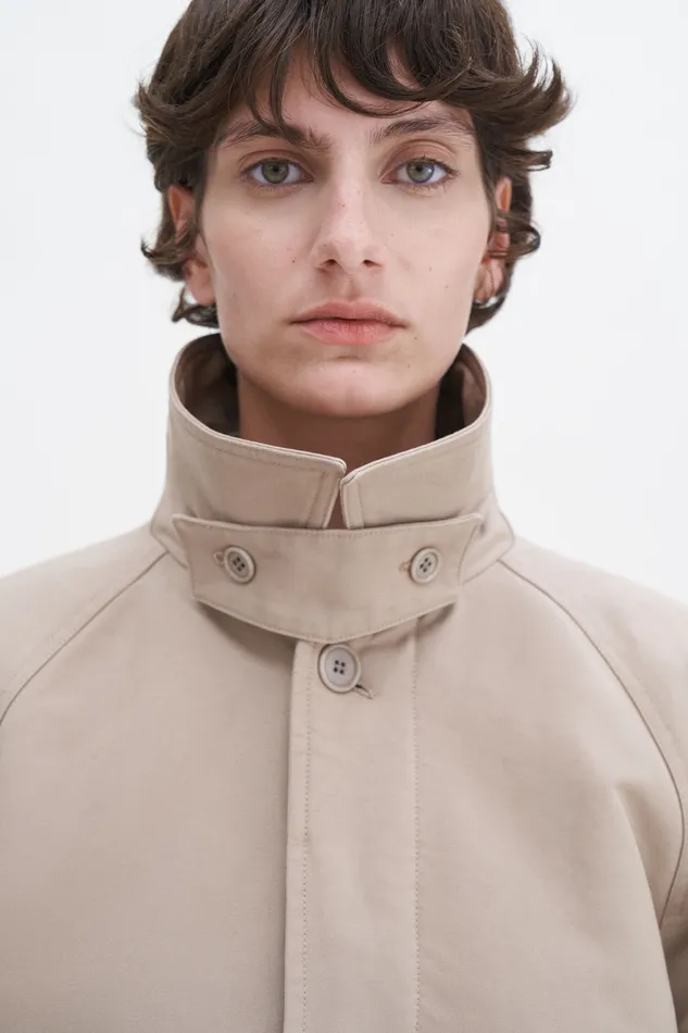 Coats and Jackets Padded Patch Pocket Jacket Khaki Beige filippak Women