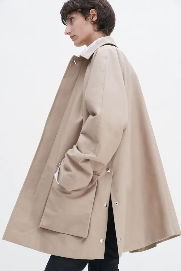 Coats and Jackets Padded Patch Pocket Jacket Khaki Beige filippak Women