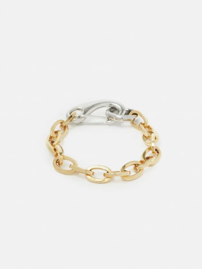 Collagerie Mix Metal Bracelet Gold Women Jigsaw Jewellery