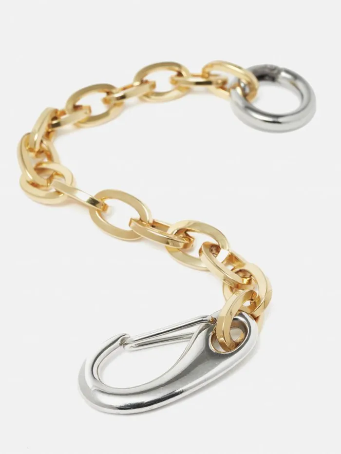 Collagerie Mix Metal Bracelet Gold Women Jigsaw Jewellery