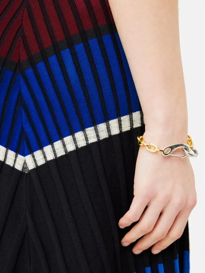 Collagerie Mix Metal Bracelet Gold Women Jigsaw Jewellery