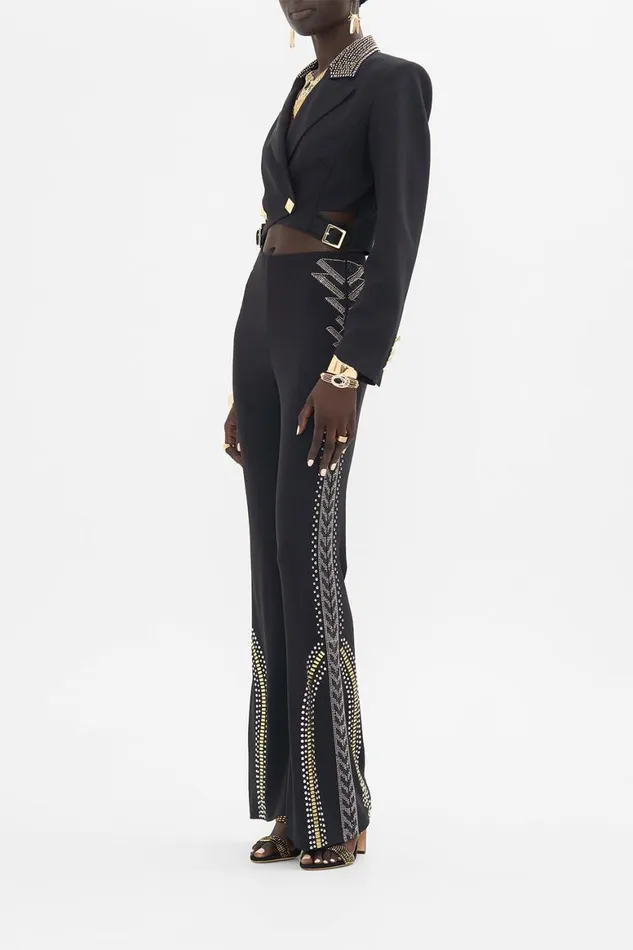 CROPPED JACKET WITH CUTOUT AND BUCKLE DETAIL THEY CALLED HER NEFERTARI They Called Her Nefertari Womens Camilla Jackets