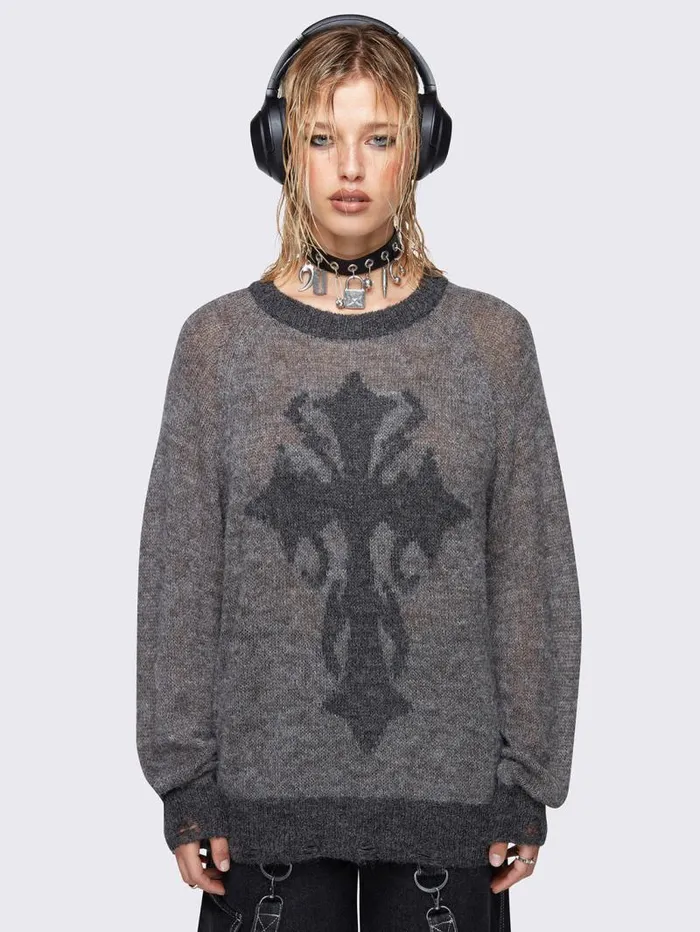 Crossfade Sweater Women Minga London Knitwear