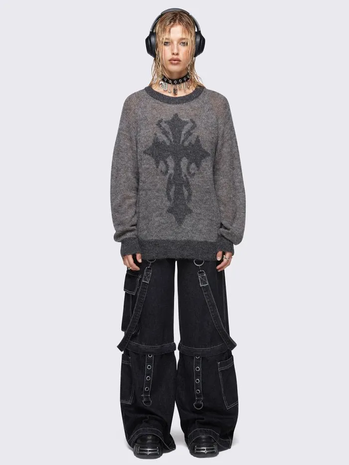 Crossfade Sweater Women Minga London Knitwear
