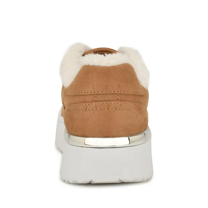 Cuddly Laceup Sneakers Dark Natural Women Nine West Sneakers Cuddly Laceup Sneakers Dark Natural Women Nine West Sneakers