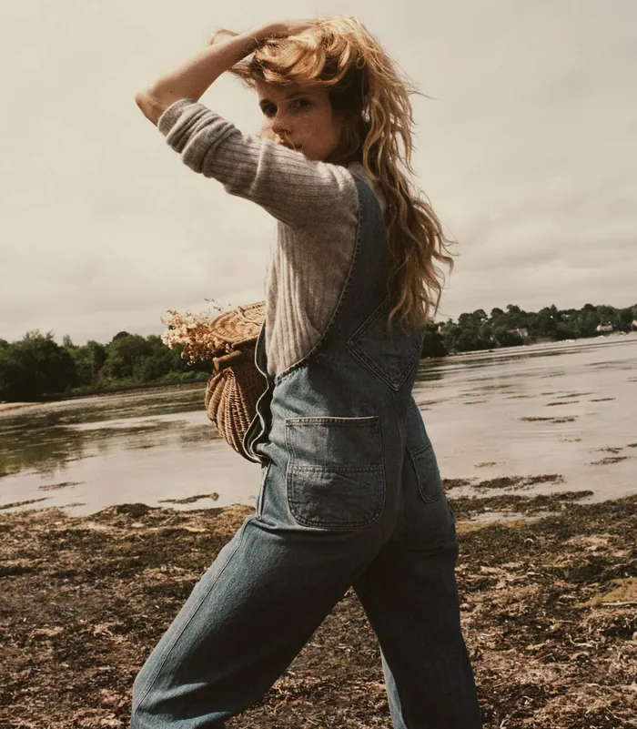 DEN Denim Women Myrtle Overall Albi Wash