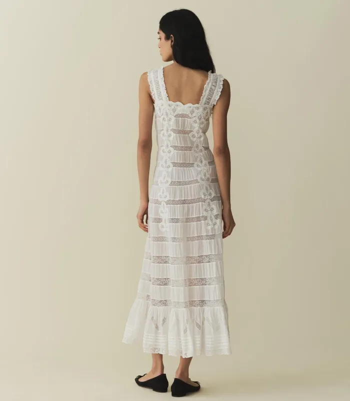 DEN Dresses Women Angeletta Dress Salt DEN Dresses Women Angeletta Dress Salt