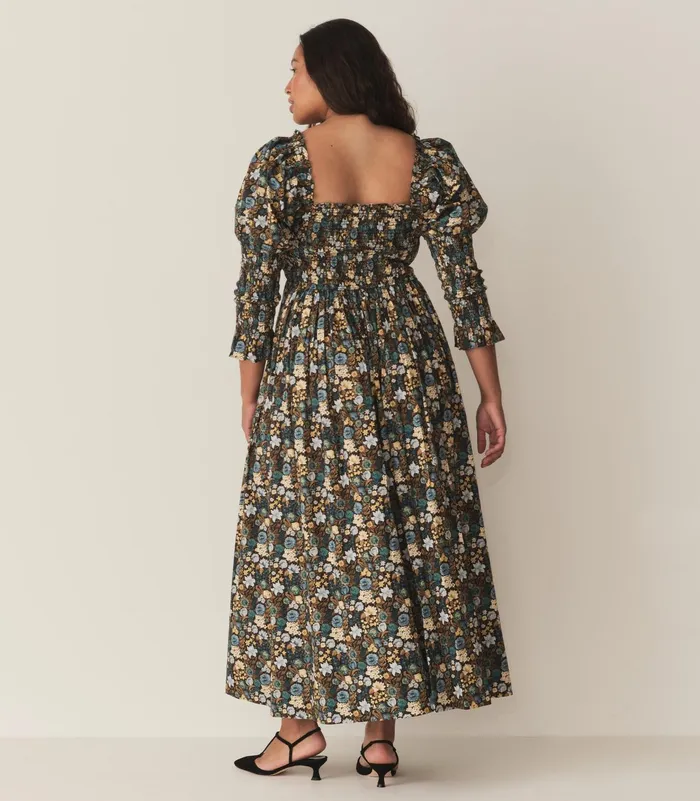 DEN Dresses Women Bijou Dress Bleu Arbor Floral DEN Dresses Women Bijou Dress Bleu Arbor Floral