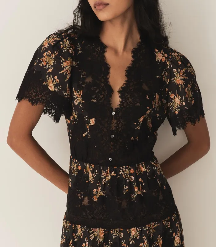 DEN Dresses Women Graciella Dress Foxglove Floral