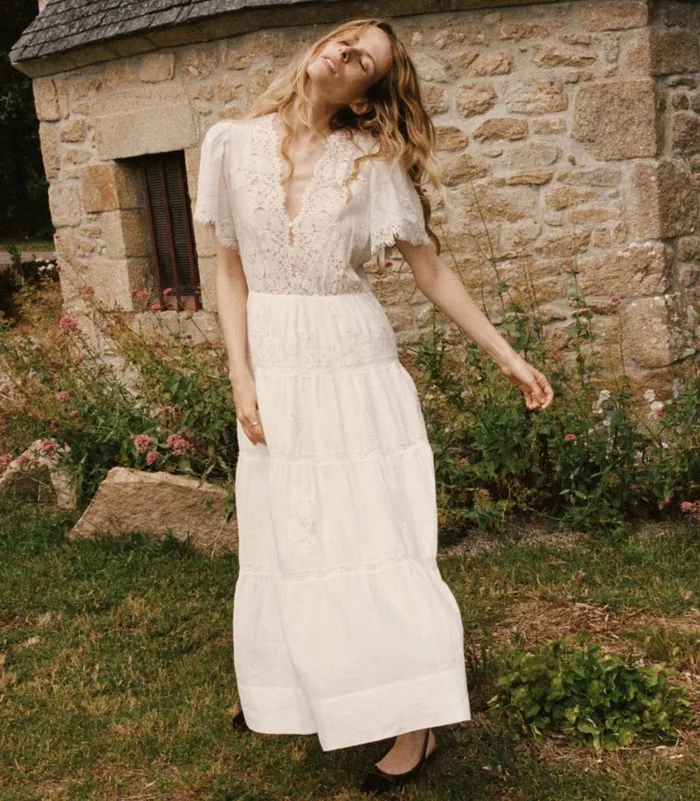 DEN Dresses Women Graciella Dress Salt DEN Dresses Women Graciella Dress Salt