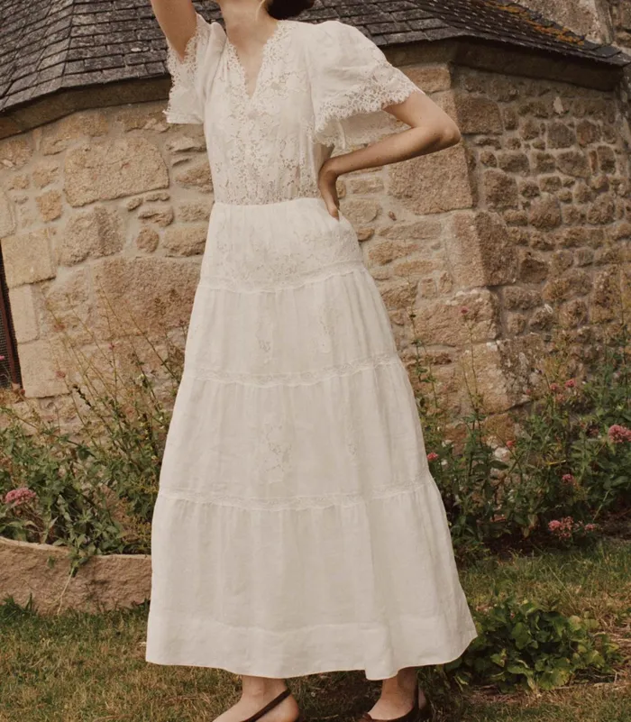 DEN Dresses Women Graciella Dress Salt DEN Dresses Women Graciella Dress Salt