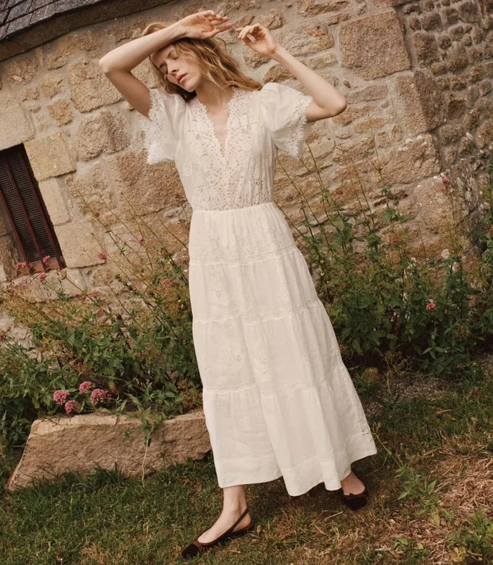 DEN Dresses Women Graciella Dress Salt DEN Dresses Women Graciella Dress Salt