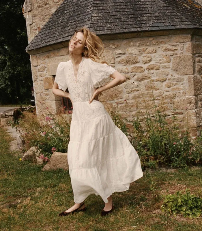 DEN Dresses Women Graciella Dress Salt DEN Dresses Women Graciella Dress Salt