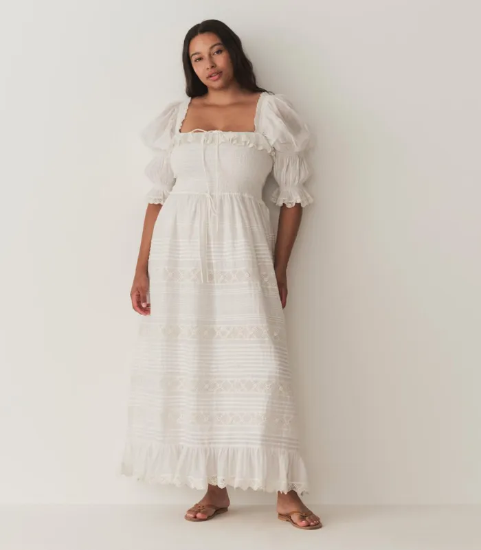 DEN Dresses Women Izabal Dress Salt DEN Dresses Women Izabal Dress Salt