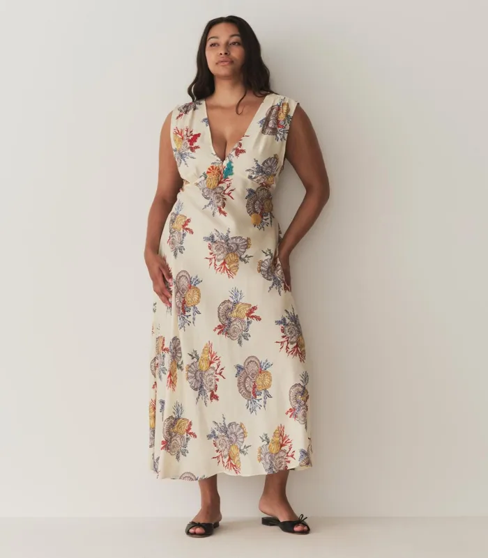 DEN Dresses Women Tatiana Dress Mer Botanique DEN Dresses Women Tatiana Dress Mer Botanique
