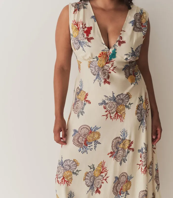 DEN Dresses Women Tatiana Dress Mer Botanique DEN Dresses Women Tatiana Dress Mer Botanique