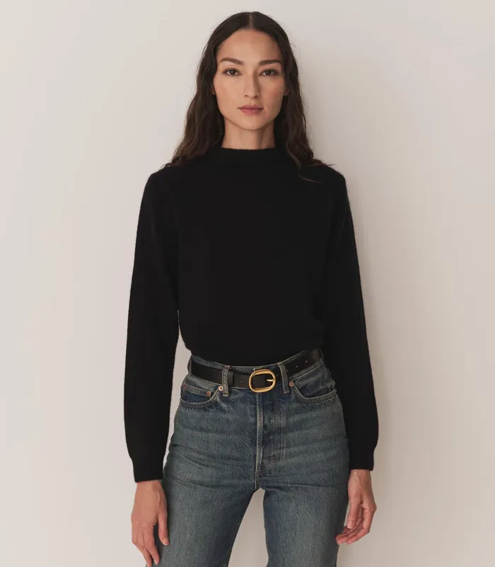 DEN Knitwear Women Maire Sweater Black