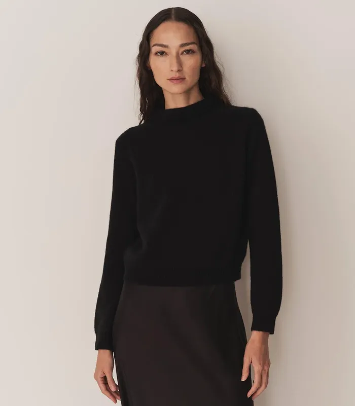 DEN Knitwear Women Maire Sweater Black