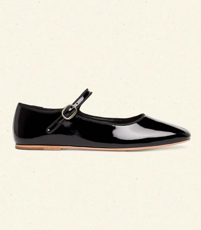 DEN Shoes Women Mary Jane Slipper Black Patent DEN Shoes Women Mary Jane Slipper Black Patent