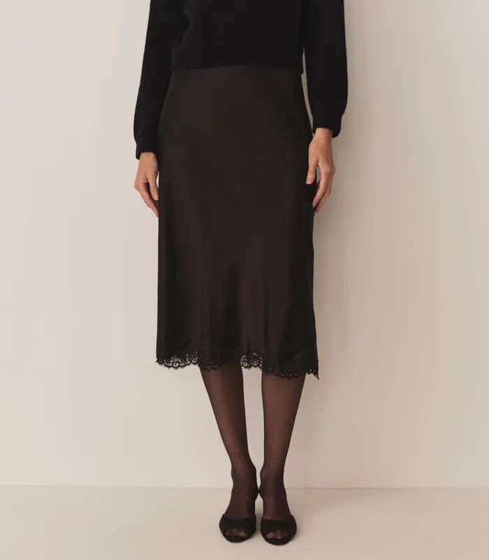 DEN Skirts Women Elowena Skirt Black DEN Skirts Women Elowena Skirt Black