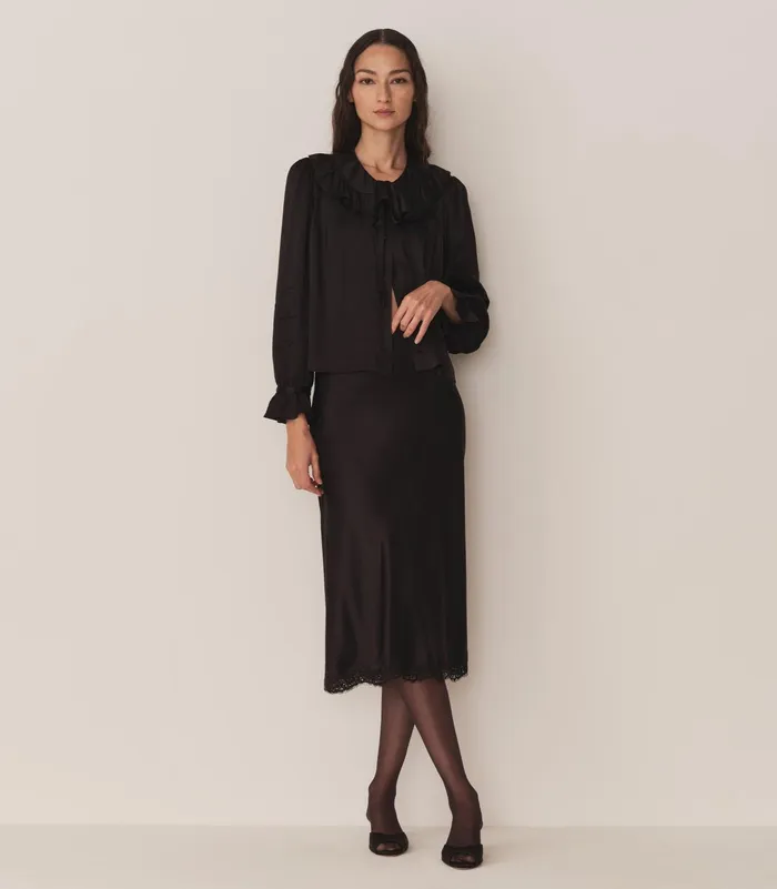 DEN Skirts Women Elowena Skirt Black DEN Skirts Women Elowena Skirt Black