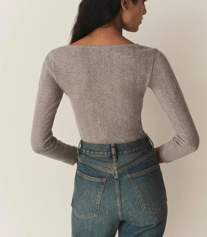 DEN Tees Women Cilla Tee Heather Grey DEN Tees Women Cilla Tee Heather Grey