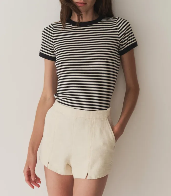 DEN Tees Women Vivi Tee Nantucket Stripe