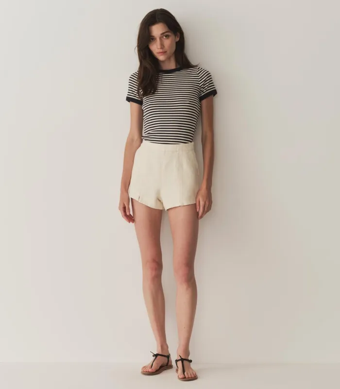 DEN Tees Women Vivi Tee Nantucket Stripe DEN Tees Women Vivi Tee Nantucket Stripe