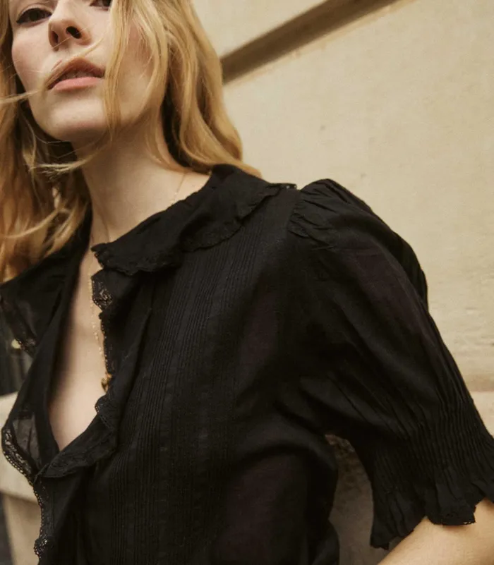 DEN Tops Women Henri Top Black DEN Tops Women Henri Top Black