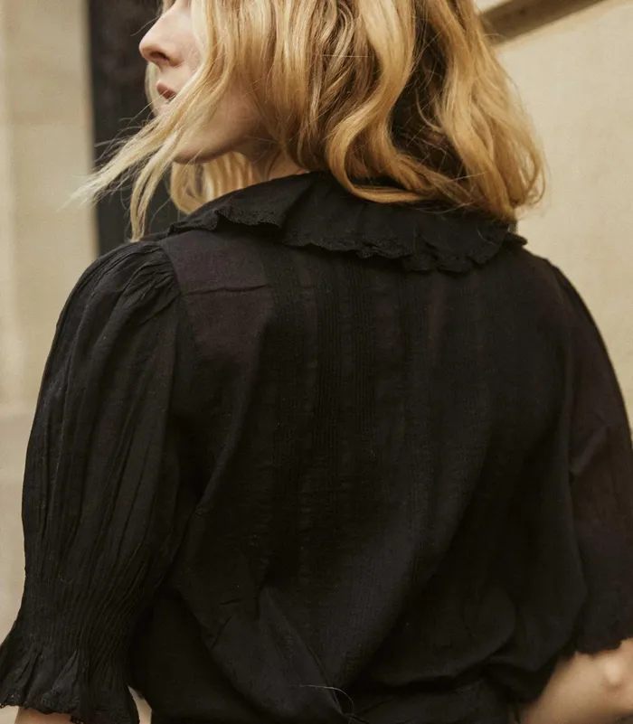 DEN Tops Women Henri Top Black DEN Tops Women Henri Top Black