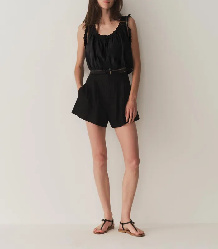 DEN Tops Women Traveler Top Black DEN Tops Women Traveler Top Black