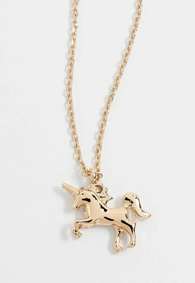 Dainty Unicorn Pendant Necklace Women Maurices Jewelry