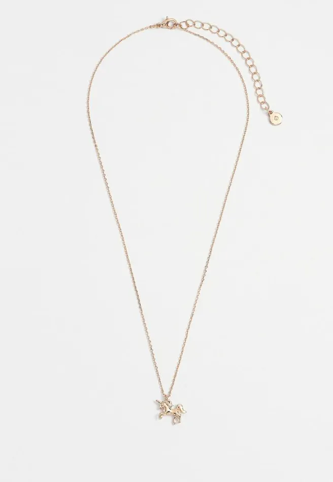 Dainty Unicorn Pendant Necklace Women Maurices Jewelry