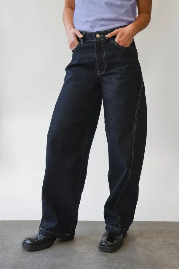 Damson Madder Bottoms Women Dion Jean 8211 Dark Indigo