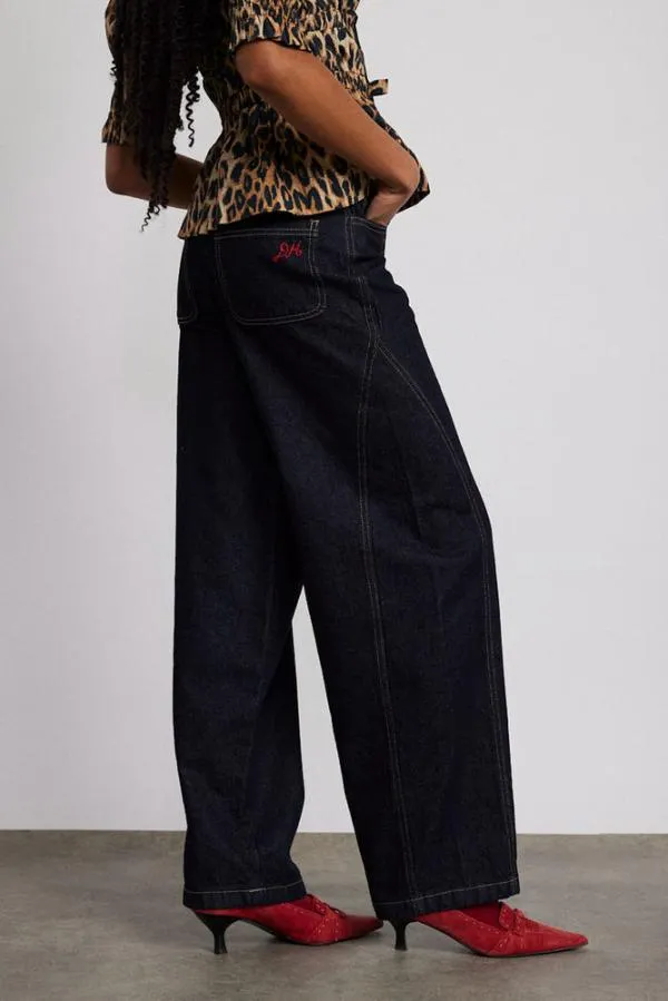 Damson Madder Bottoms Women Dion Jean 8211 Dark Indigo