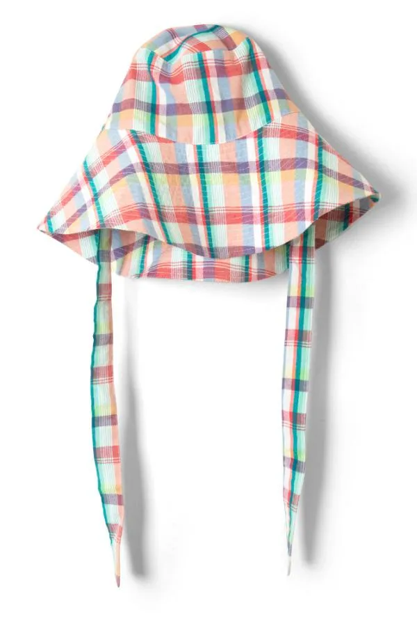 Damson Madder Coords Women Bucket Hat 8211 Picnic Check