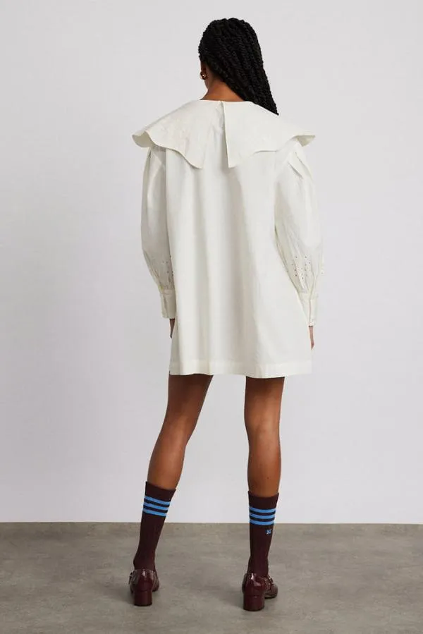 Damson Madder Dresses Women Mimi Mini Dress 8211 Off White Broderie