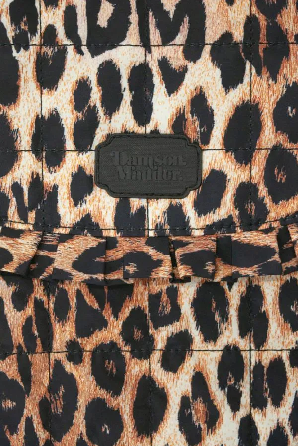 Damson Madder Laptop Covers Accessories Frill Laptop Bag In Leopard