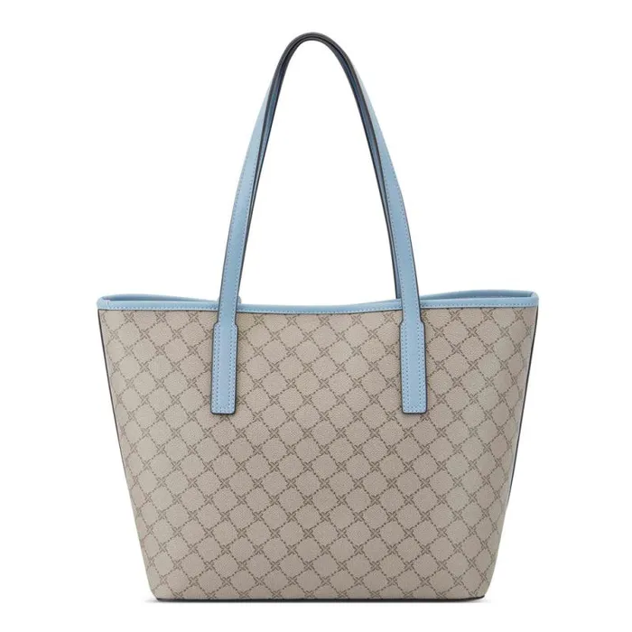 Delaine 2 In 1 Tote Beige Logo Denim Women Nine West Totes and Backpacks Delaine 2 In 1 Tote Beige Logo Denim Women Nine West Totes and Backpacks