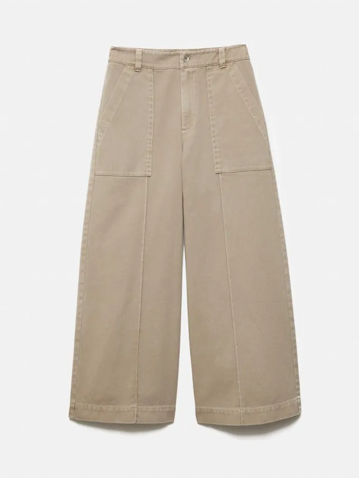 Denim Sailor Trouser Brown Women Jigsaw Denim